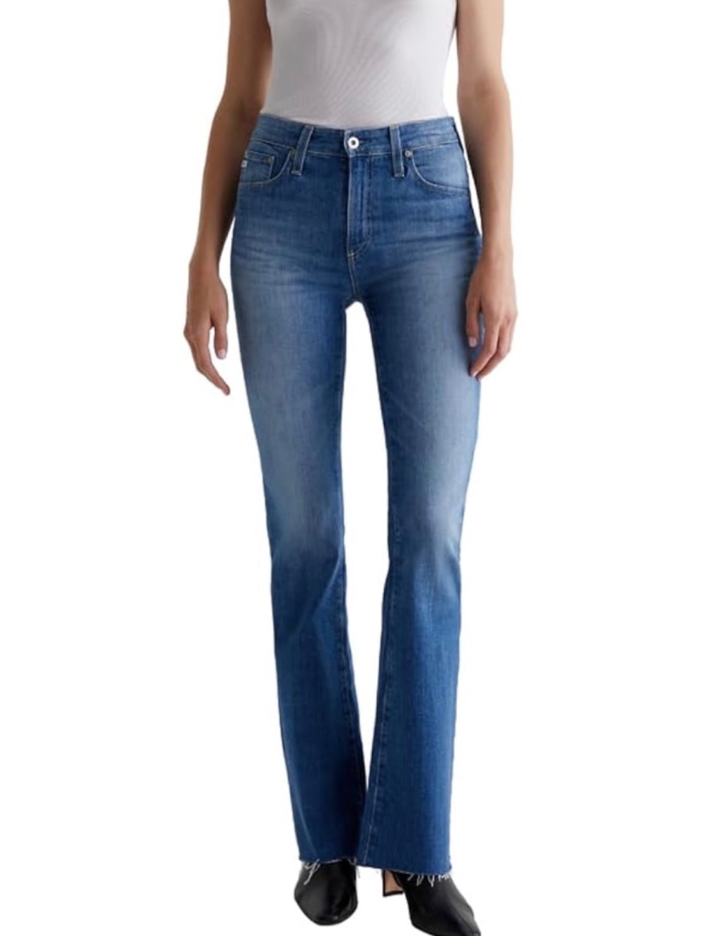 AG Jeans Women's Farrah Mid Rise Bootcut Jean